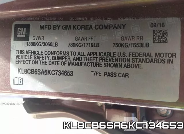 KL8CB6SA6KC734653 фото 10