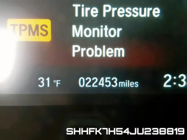 SHHFK7H54JU238819 фото 9