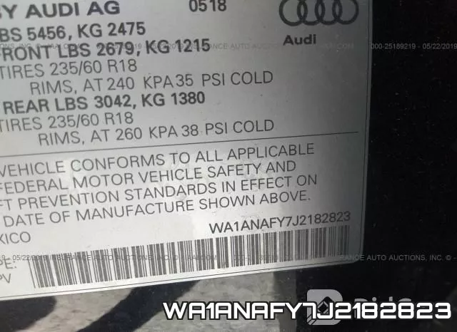 WA1ANAFY7J2182823 фото 10