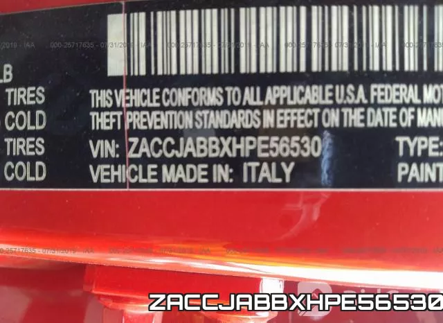 ZACCJABBXHPE56530 фото 9