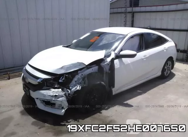 19XFC2F52HE007650 фото 3