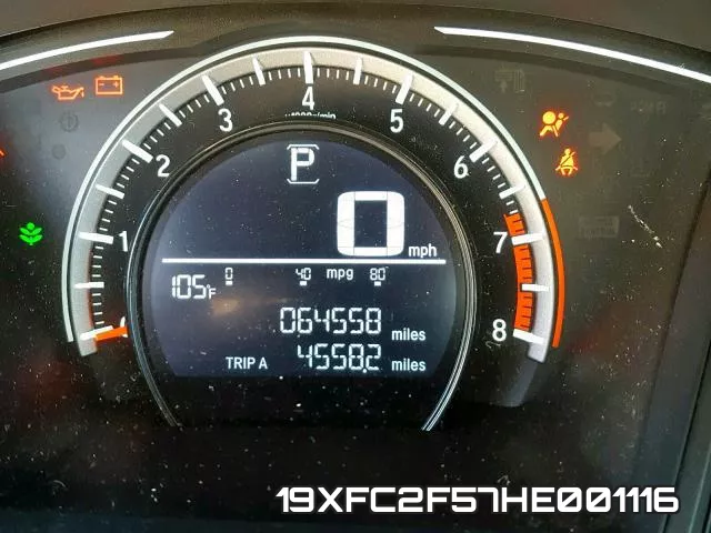 19XFC2F57HE001116 фото 9