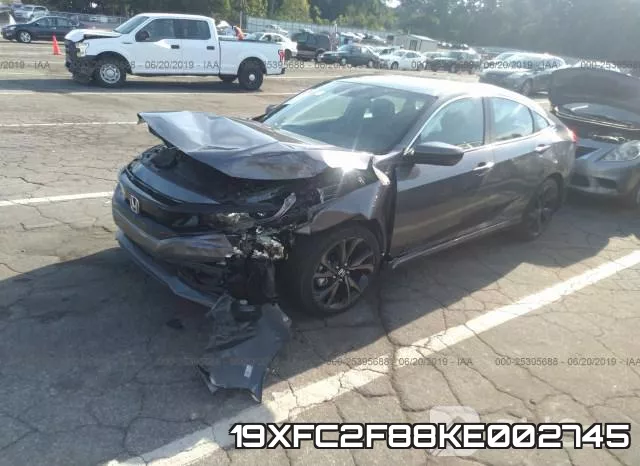 19XFC2F88KE002745 фото 3
