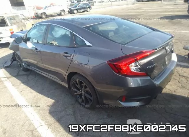 19XFC2F88KE002745 фото 4
