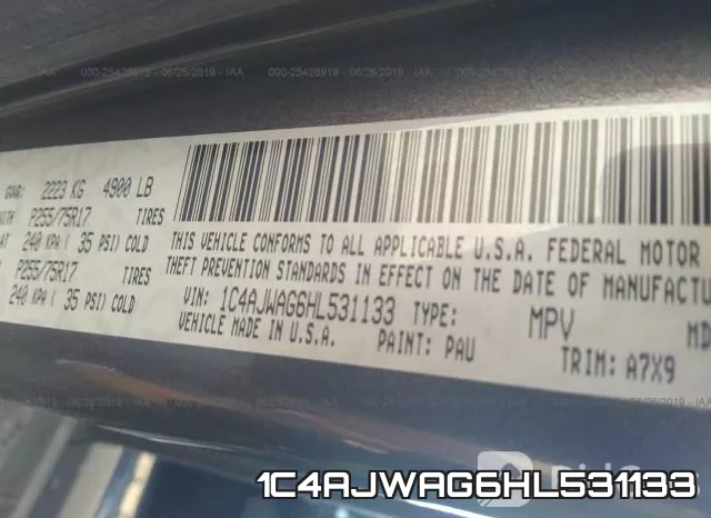 1C4AJWAG6HL531133 фото 10