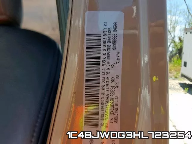 1C4BJWDG3HL723254 фото 2