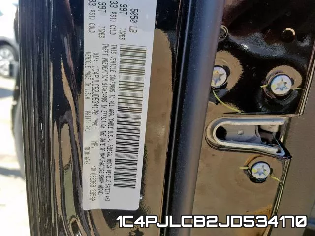 1C4PJLCB2JD534170 фото 2