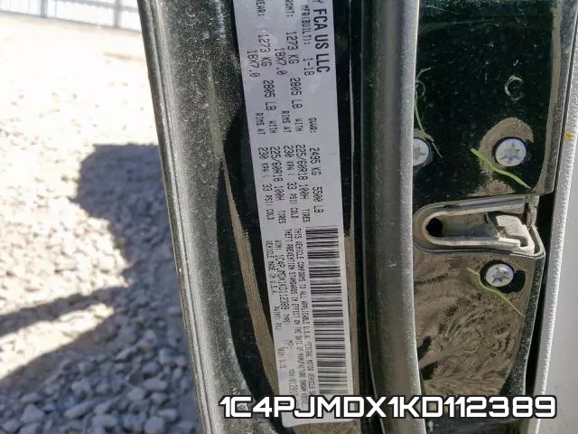 1C4PJMDX1KD112389 фото 2