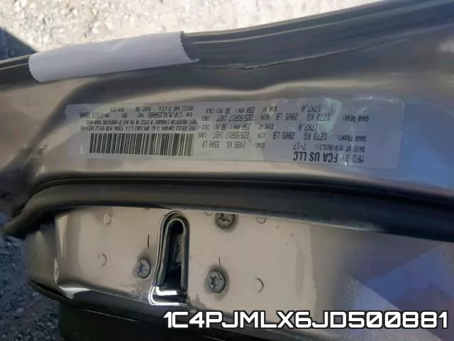 1C4PJMLX6JD500881 фото 2