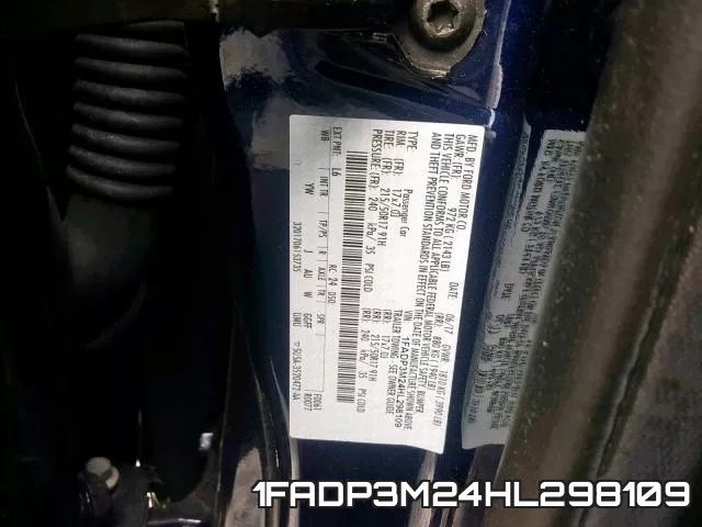 1FADP3M24HL298109 фото 2