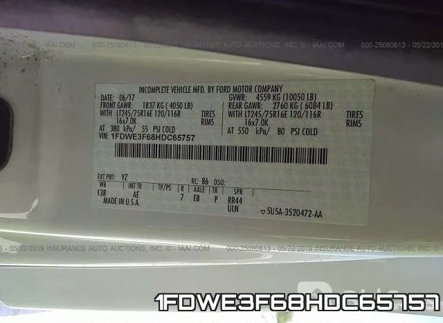 1FDWE3F68HDC65757 фото 10