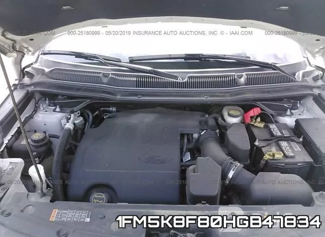 1FM5K8F80HGB47834 фото 2
