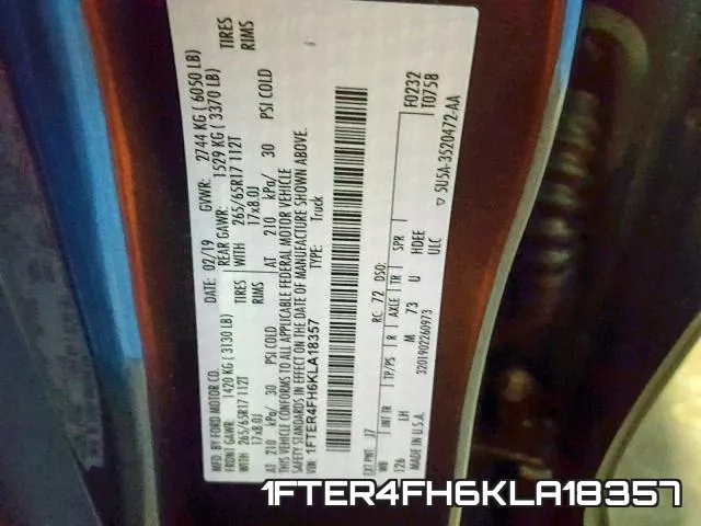 1FTER4FH6KLA18357 фото 2