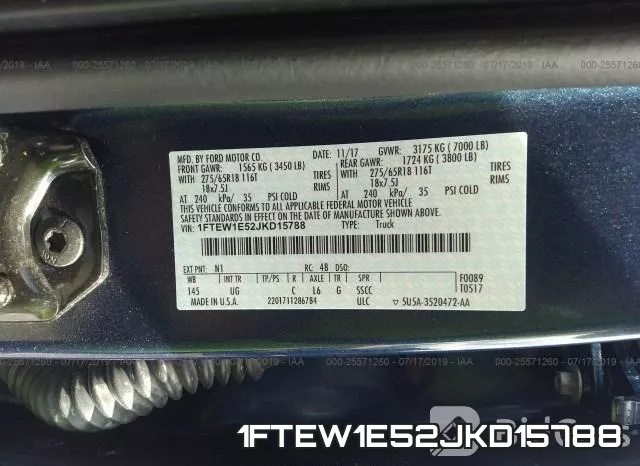 1FTEW1E52JKD15788 фото 10