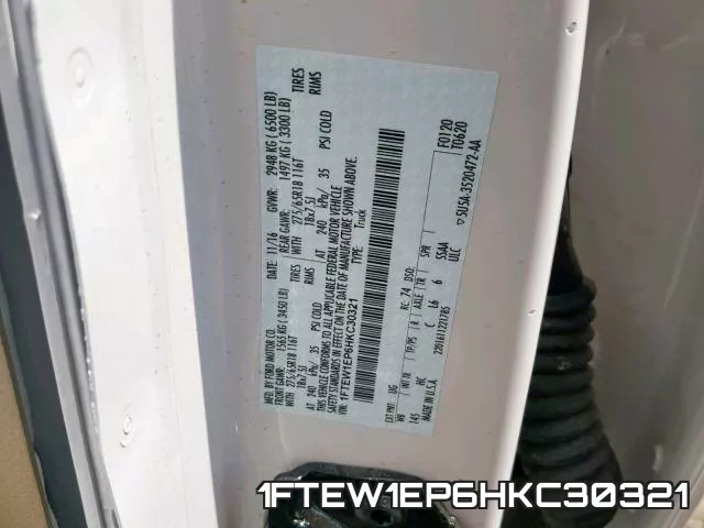 1FTEW1EP6HKC30321 фото 2