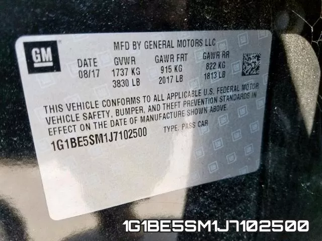 1G1BE5SM1J7102500 фото 2