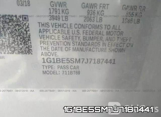 1G1BE5SM7J7187441 фото 10