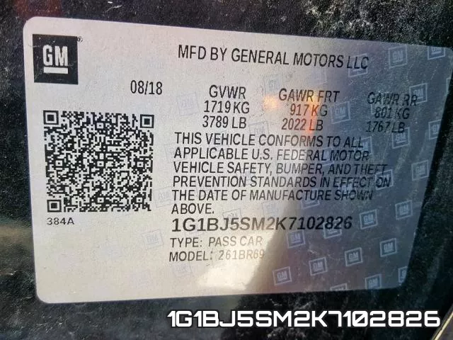 1G1BJ5SM2K7102826 фото 2
