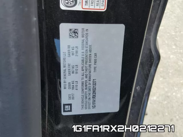 1G1FA1RX2H0212271 фото 2