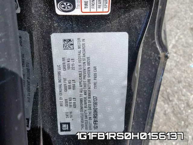 1G1FB1RS0H0156137 фото 2