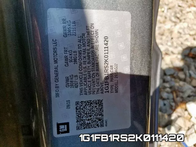 1G1FB1RS2K0111420 фото 2
