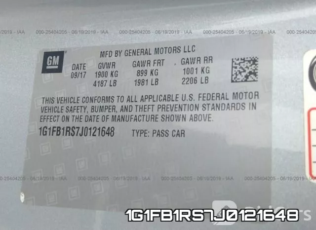 1G1FB1RS7J0121648 фото 10