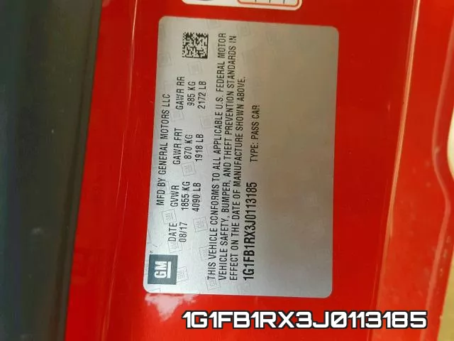 1G1FB1RX3J0113185 фото 2