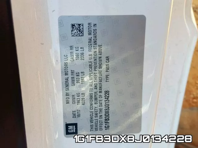 1G1FB3DX8J0134228 фото 2