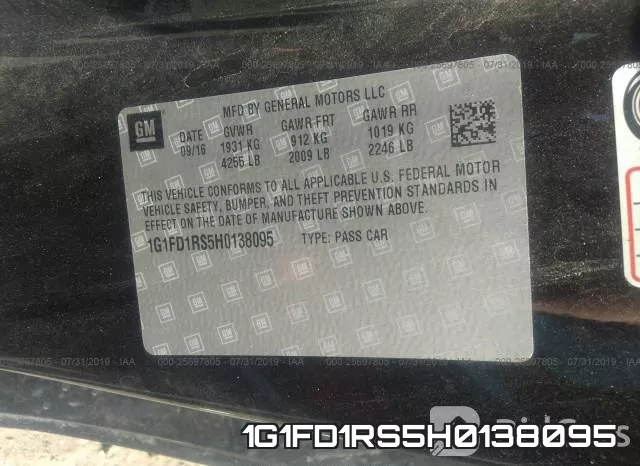 1G1FD1RS5H0138095 фото 10
