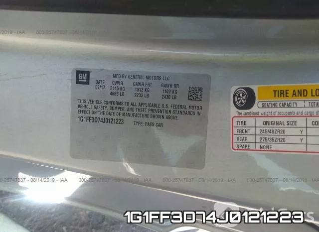 1G1FF3D74J0121223 фото 10