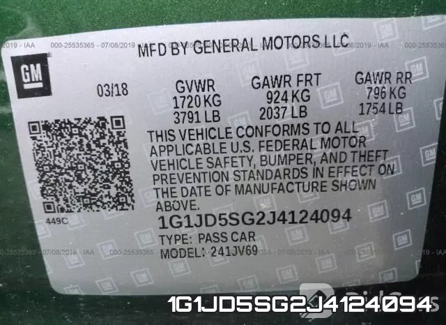 1G1JD5SG2J4124094 фото 10