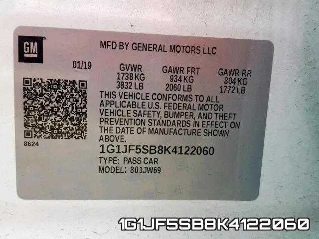 1G1JF5SB8K4122060 фото 2