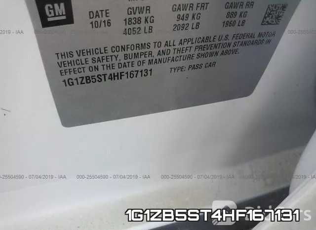 1G1ZB5ST4HF167131 фото 10