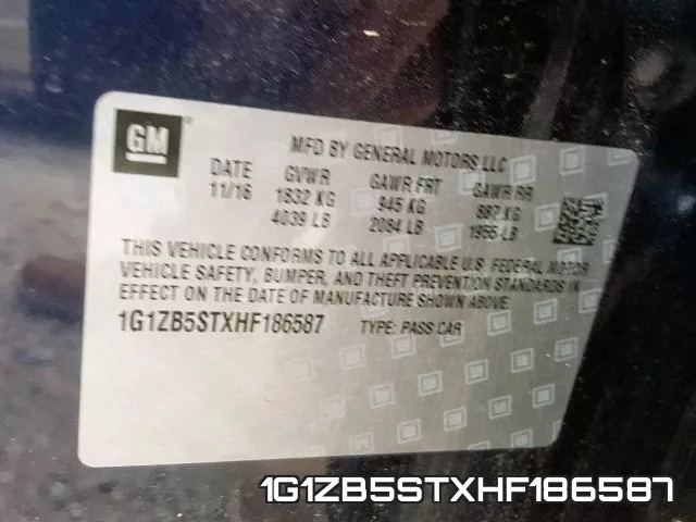 1G1ZB5STXHF186587 фото 2