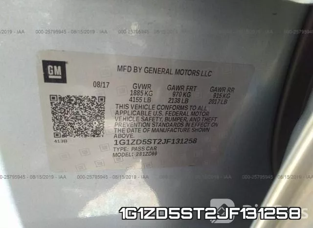 1G1ZD5ST2JF131258 фото 10