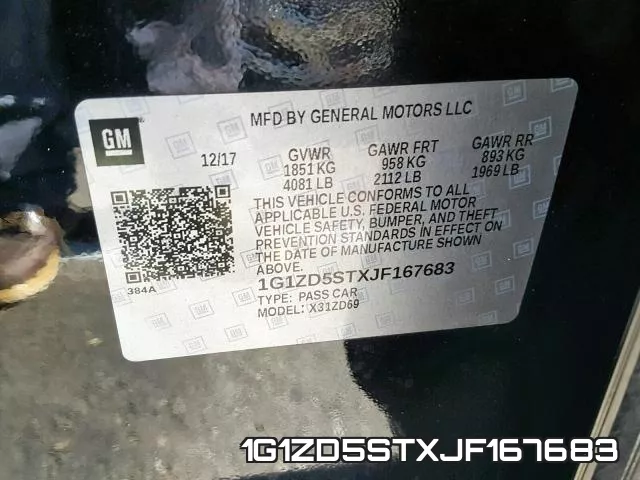 1G1ZD5STXJF167683 фото 2