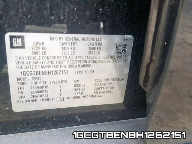 1GCGTBEN8H1262151 фото 2