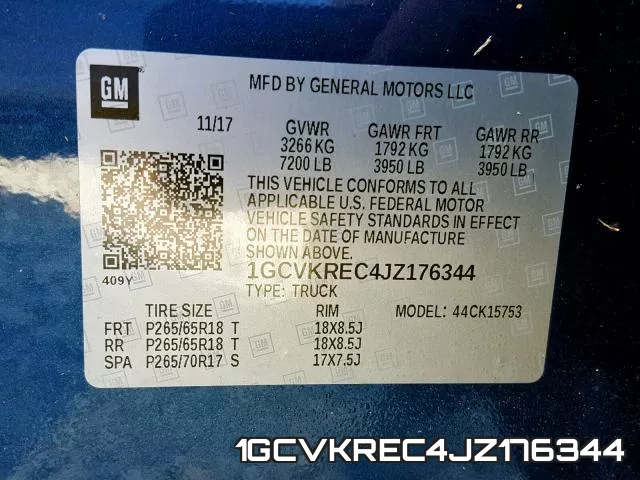 1GCVKREC4JZ176344 фото 2