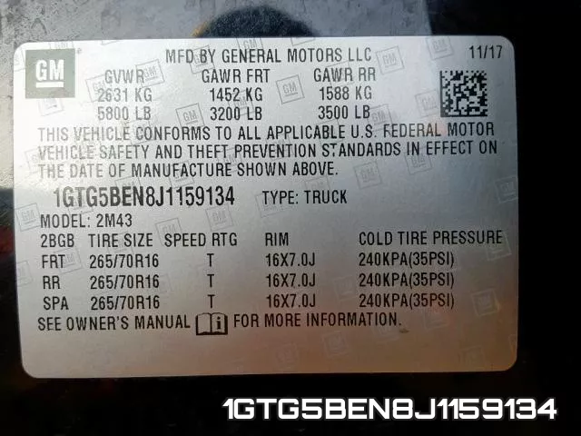 1GTG5BEN8J1159134 фото 2