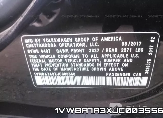 1VWBA7A3XJC003556 фото 10