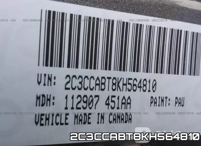 2C3CCABT8KH564810 фото 10