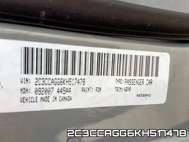 2C3CCAGG6KH517478 фото 2