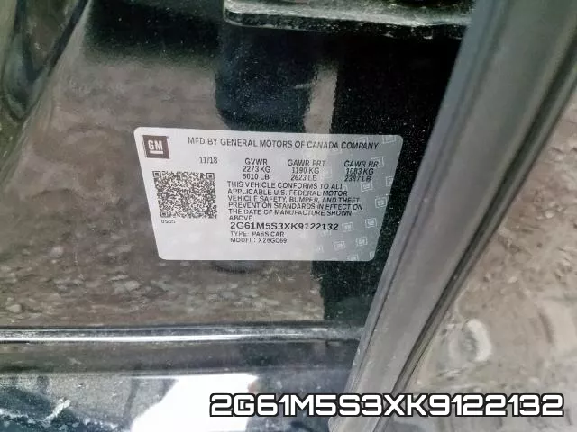 2G61M5S3XK9122132 фото 2