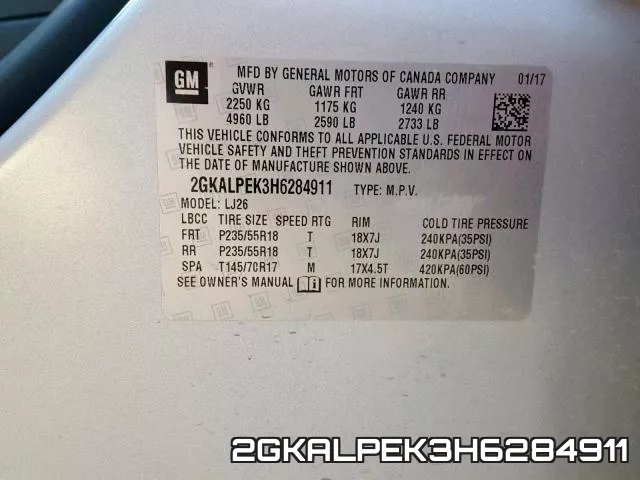 2GKALPEK3H6284911 фото 2