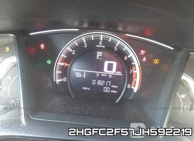 2HGFC2F57JH592219 фото 8