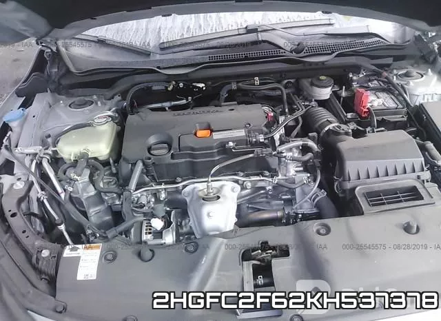 2HGFC2F62KH537378 фото 2