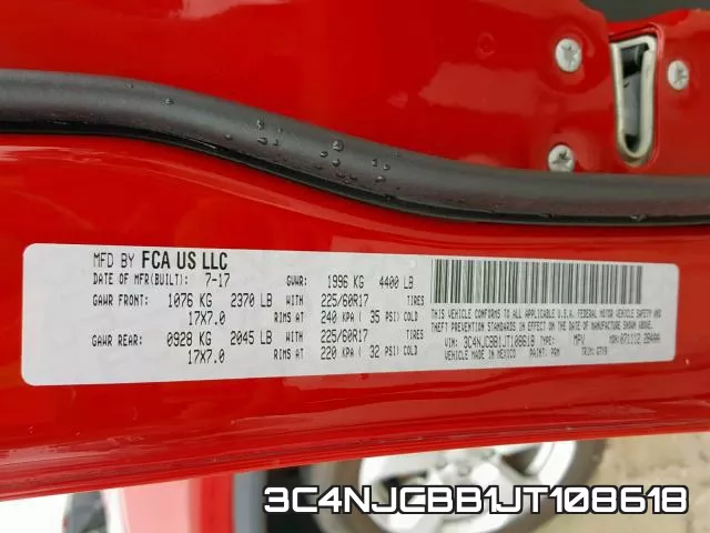 3C4NJCBB1JT108618 фото 2