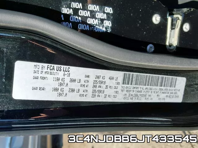 3C4NJDBB6JT433545 фото 2