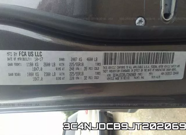 3C4NJDCB9JT202069 фото 10