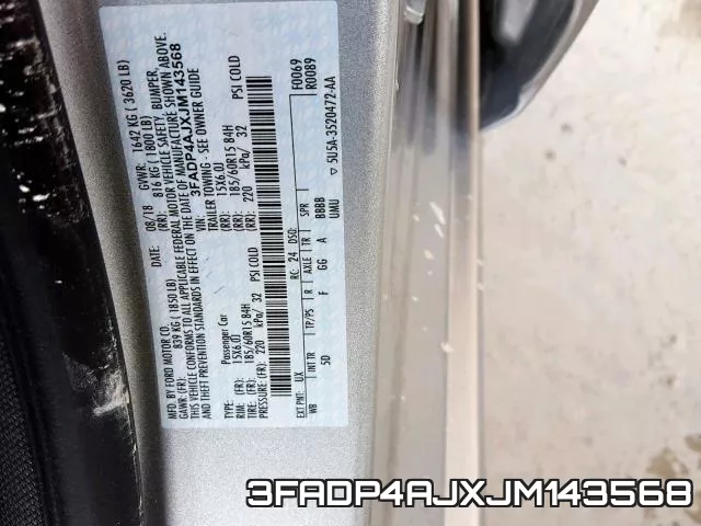 3FADP4AJXJM143568 фото 2